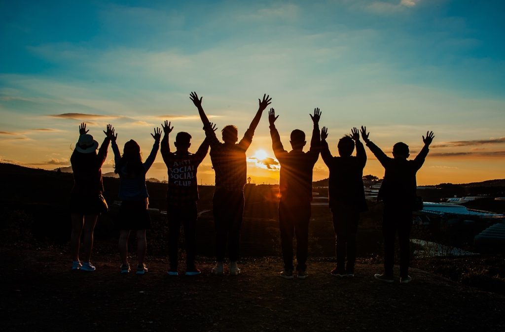 people, group, silhouette, friends, friendship, enjoy, summer, youth, leisure, sunrise, young, happy, together, nature, teenagers, morning, group, friends, friendship, youth, youth, youth, youth, youth